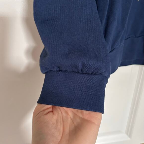 Urban Outfitters Project Social T Mushroom Crewneck Sweatshirt Women’s L XL Blue - Picture 8 of 11